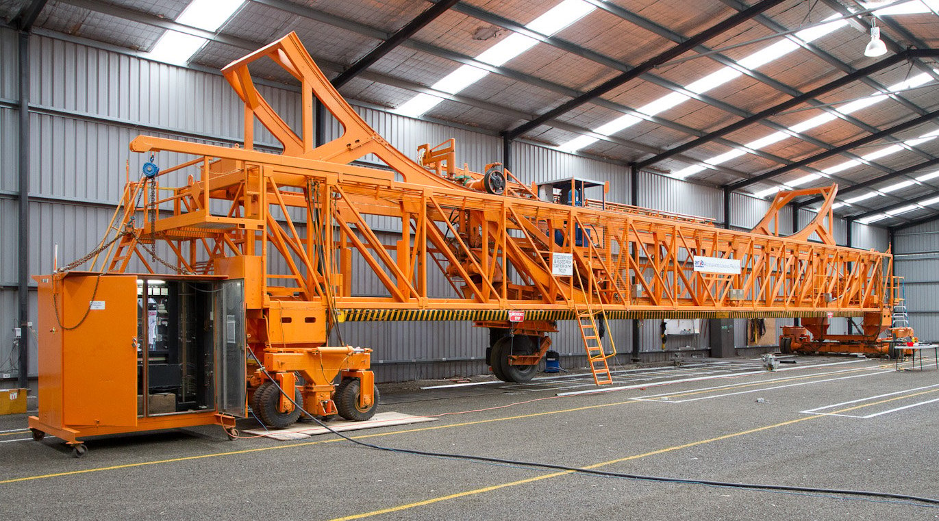 ARRB's Accelerated Loading Facility is used to simulate heavy vehicle trafficking on pavement
